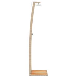 vidaXL Utedusj beige 55x60x224 cm polyrotting og akasie