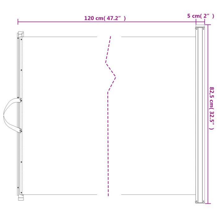 vidaXL Uttrekkbar kjæledyrport hvit 82,5×125 cm