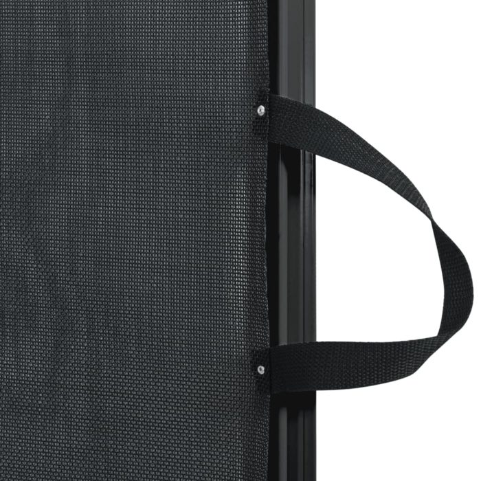 vidaXL Uttrekkbar kjæledyrport svart 82,5×125 cm
