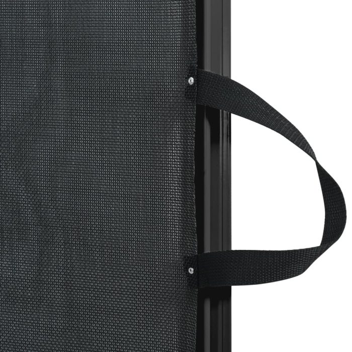 vidaXL Uttrekkbar kjæledyrport svart 117,5×125 cm