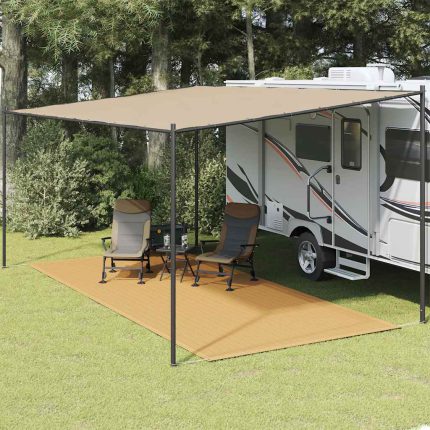 vidaXL Teltteppe sand 250×600 cm HDPE