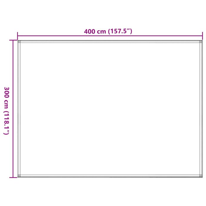 vidaXL Teltteppe sand 300×400 cm HDPE