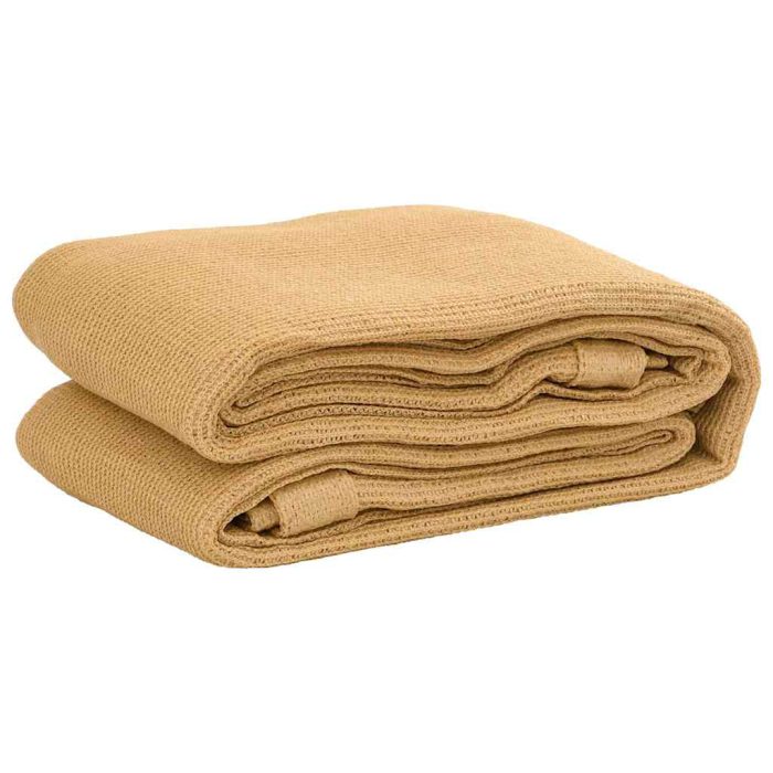 vidaXL Teltteppe sand 400×500 cm HDPE