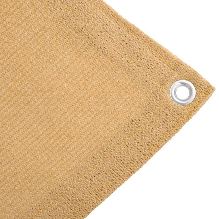 vidaXL Teltteppe sand 400×500 cm HDPE