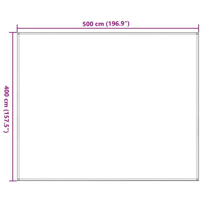vidaXL Teltteppe sand 400×500 cm HDPE