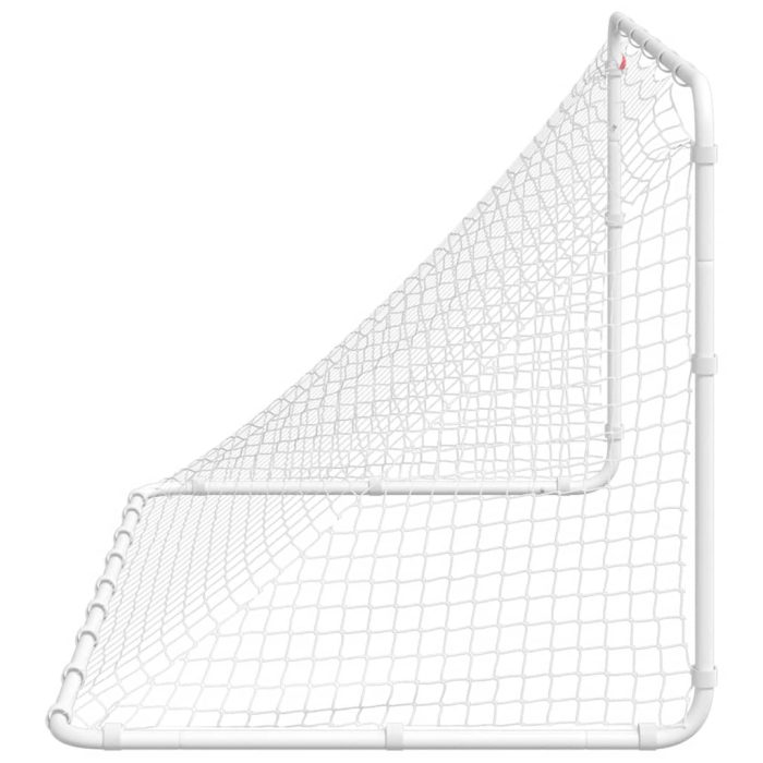 vidaXL Fotballmål hvit 122x81x81 cm stål