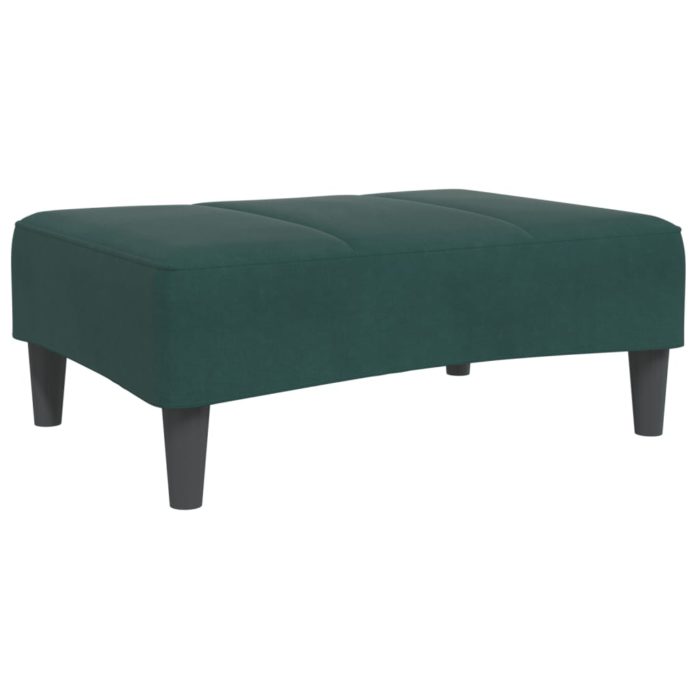 vidaXL Fotskammel svart 77x55x31 cm fløyel