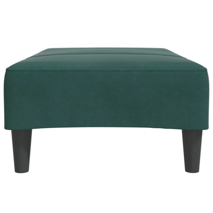 vidaXL Fotskammel svart 77x55x31 cm fløyel