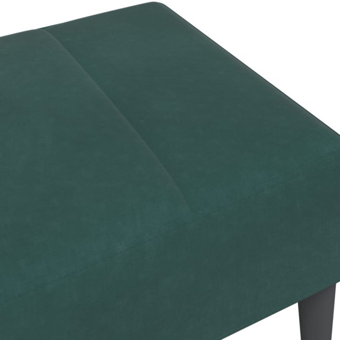 vidaXL Fotskammel svart 77x55x31 cm fløyel