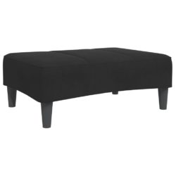 vidaXL Fotskammel svart 77x55x31 cm fløyel