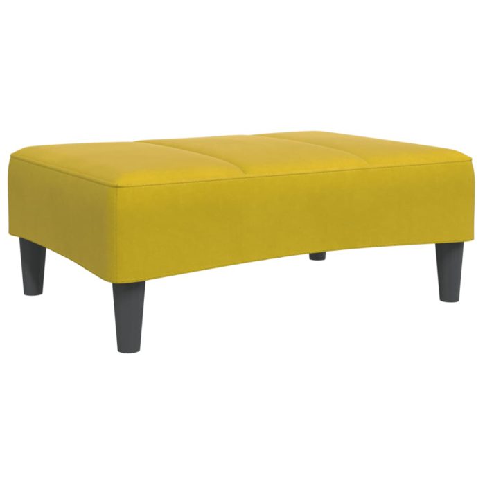 vidaXL Fotskammel svart 77x55x31 cm fløyel