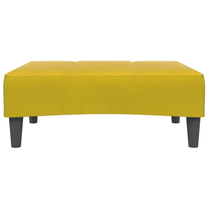 vidaXL Fotskammel svart 77x55x31 cm fløyel