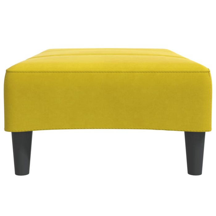 vidaXL Fotskammel svart 77x55x31 cm fløyel