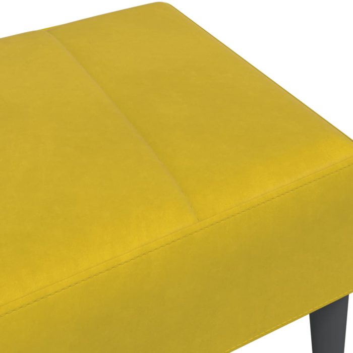 vidaXL Fotskammel svart 77x55x31 cm fløyel
