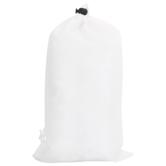 vidaXL Kamuflasjenett med oppbevaringspose 844×142 cm hvit