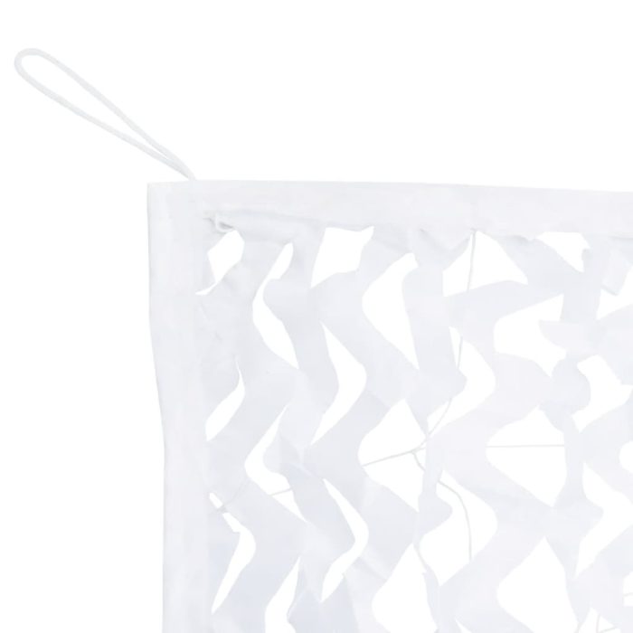 vidaXL Kamuflasjenett med oppbevaringspose 844×142 cm hvit