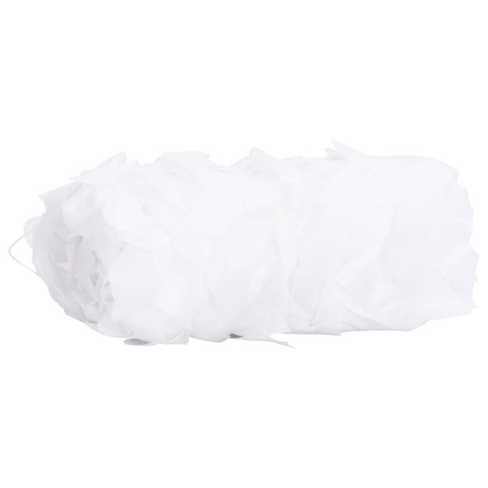 vidaXL Kamuflasjenett med oppbevaringspose 753×199 cm hvit