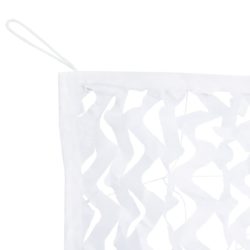 vidaXL Kamuflasjenett med oppbevaringspose 753×199 cm hvit