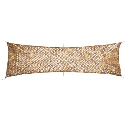 vidaXL Kamuflasjenett med oppbevaringspose 519×142 cm sand