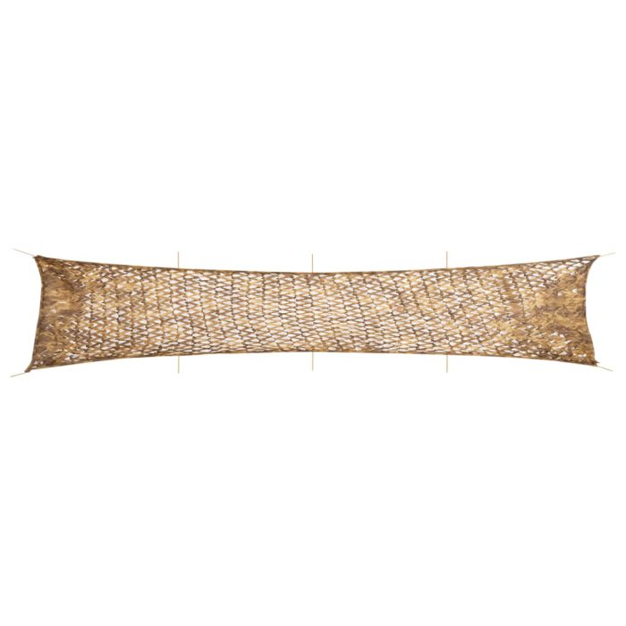 vidaXL Kamuflasjenett med oppbevaringspose 844×142 cm sand