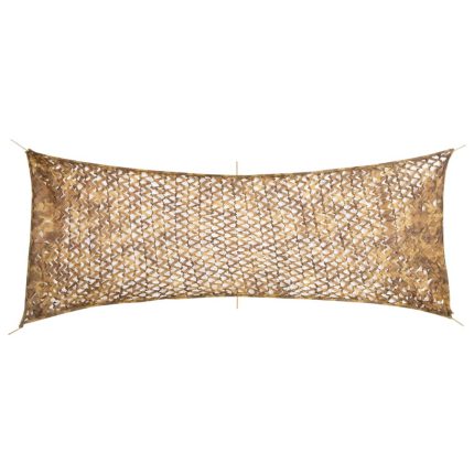 vidaXL Kamuflasjenett med oppbevaringspose 525×205 cm sand