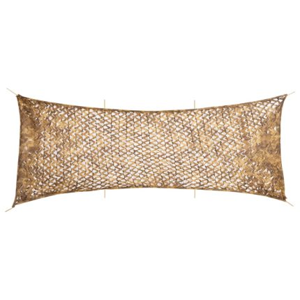 vidaXL Kamuflasjenett med oppbevaringspose 623×203 cm sand