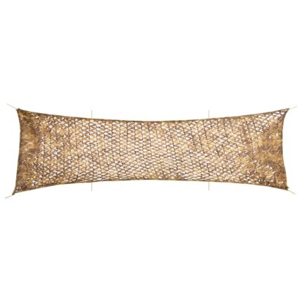 vidaXL Kamuflasjenett med oppbevaringspose 753×199 cm sand