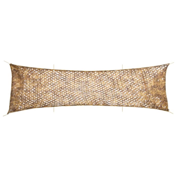 vidaXL Kamuflasjenett med oppbevaringspose 753×199 cm sand