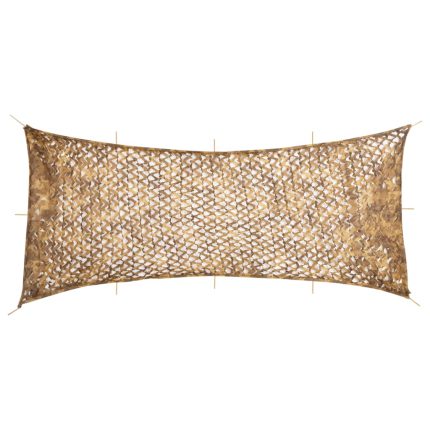 vidaXL Kamuflasjenett med oppbevaringspose 844×429 cm sand