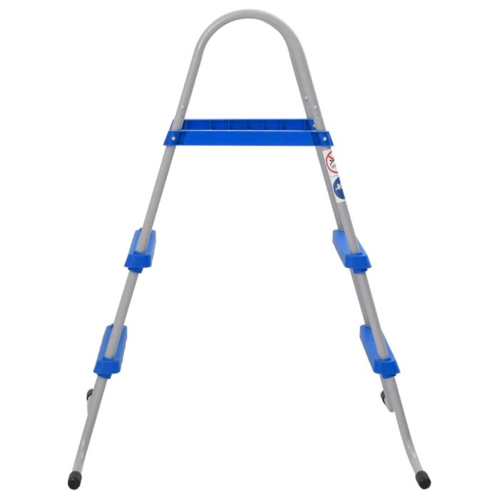 vidaXL Bassengstige for frittstående basseng 84 cm stål og plast