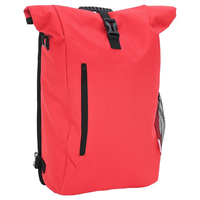 vidaXL Sykkelveske for Pannier-stativ 20 L Rød 31x13x58 cm
